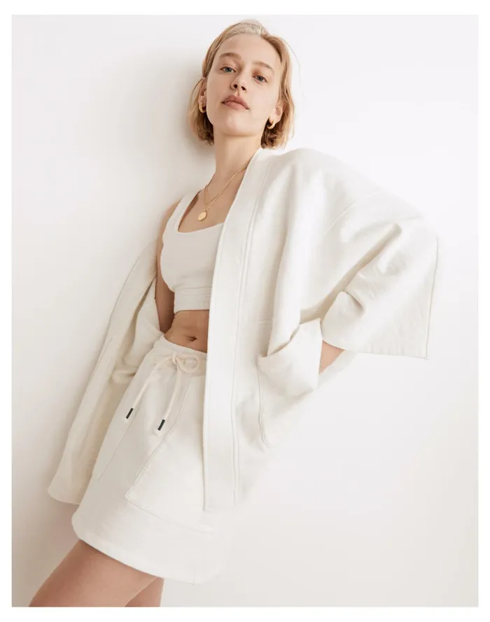 Women MWL Cardigan Sweatshirt Jacket Lighthouse Madewell MWL Athleisure