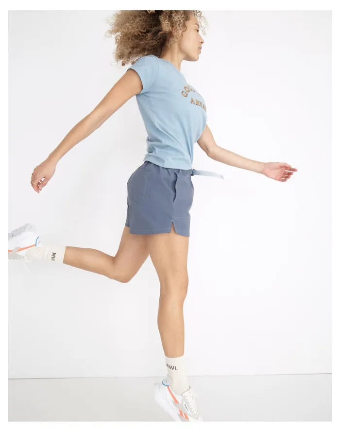 Women MWL Hiking Shorts Sunfaded Indigo Madewell Activewear Women MWL Hiking Shorts Sunfaded Indigo Madewell Activewear