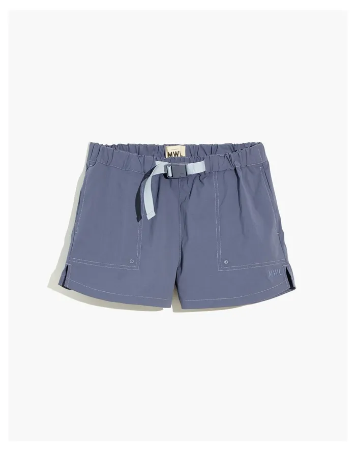 Women MWL Hiking Shorts Sunfaded Indigo Madewell Activewear Women MWL Hiking Shorts Sunfaded Indigo Madewell Activewear