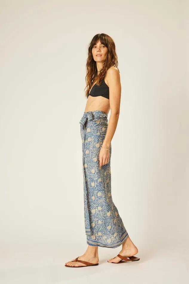 Women Natalie Martin Coverups Sarong Water Lily Blue