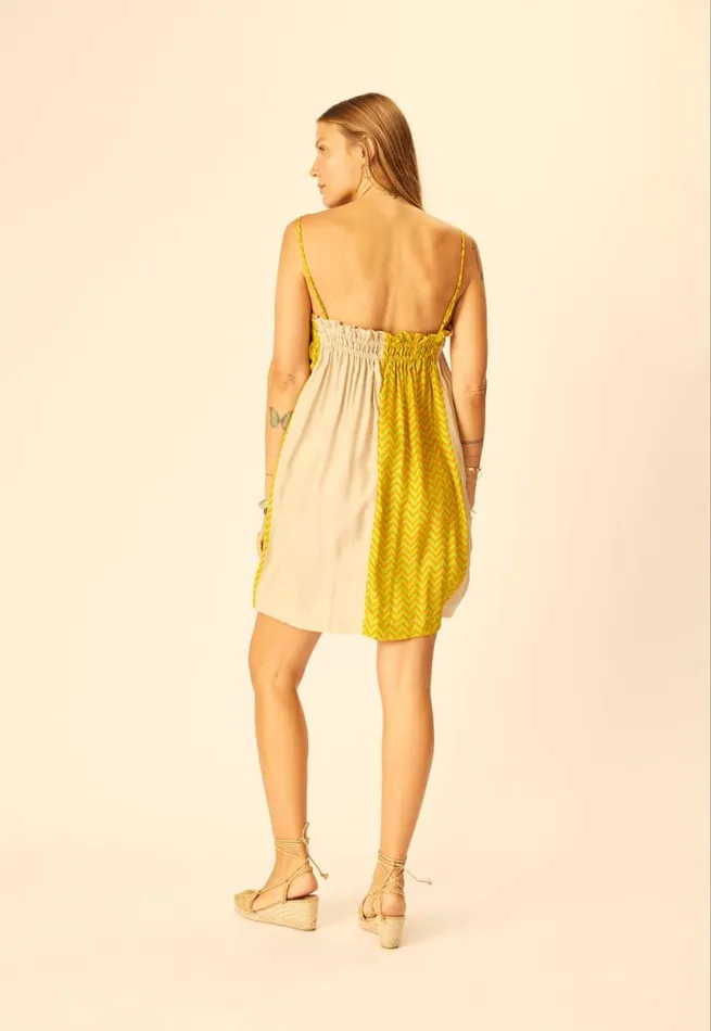 Women Natalie Martin Dresses Donna Dress Block Zigzag Noire