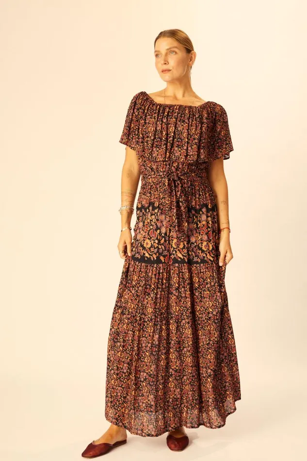 Women Natalie Martin Dresses Naomi Dress With Sash Petite Fleur Noire