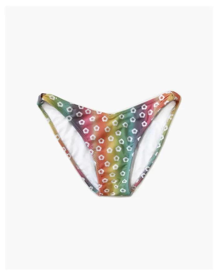 Women Novel Swim Rainbow Blossom Bikini Bottom Multi Madewell Swim Women Novel Swim Rainbow Blossom Bikini Bottom Multi Madewell Swim