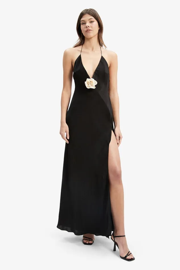 Women Occasion Dresses Bardot Aradia Halter Dress In Black Black