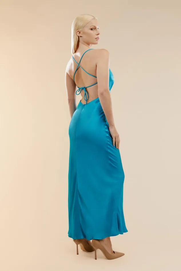 Women Occasion Dresses Bardot Madelyn Midi Slip Dress In Marine Marine Women Occasion Dresses Bardot Madelyn Midi Slip Dress In Marine Marine