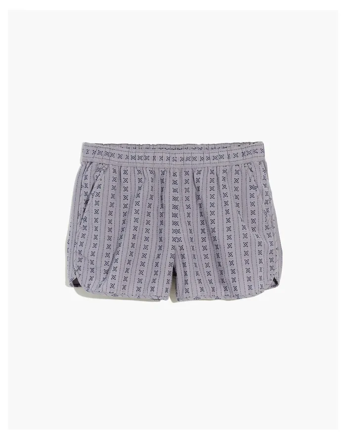 Women Plus Pull On Dolphin Shorts In Jacquard Stripe Dusk Peri Madewell Shorts Women Plus Pull On Dolphin Shorts In Jacquard Stripe Dusk Peri Madewell Shorts