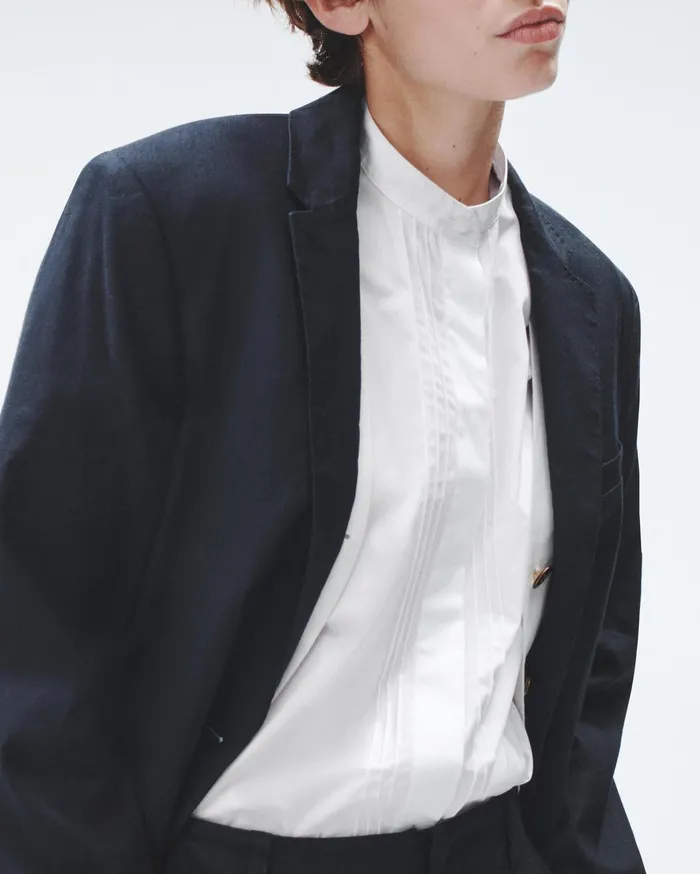 Women Rag and Bone Tops Ayla Cotton Poplin Shirt White Women Rag and Bone Tops Ayla Cotton Poplin Shirt White