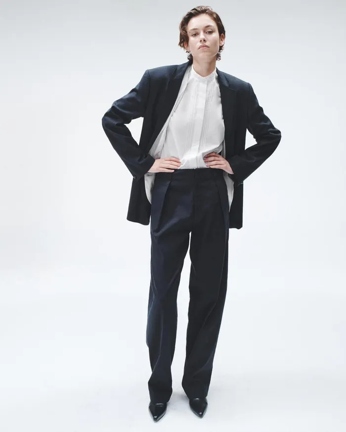 Women Rag and Bone Tops Ayla Cotton Poplin Shirt White Women Rag and Bone Tops Ayla Cotton Poplin Shirt White