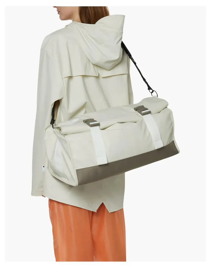 Women Rains Buckle Rolltop Duffel White Madewell Luggage and Travel