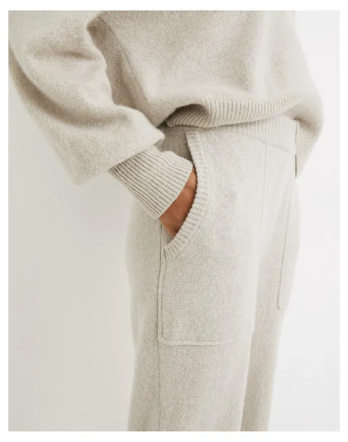 Women Resourced Cashmere Allendale Sweater Pants Heather Dust Madewell Sweaters Women Resourced Cashmere Allendale Sweater Pants Heather Dust Madewell Sweaters