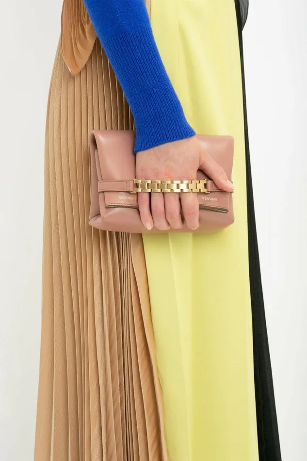 Women Skirts Victoria Beckham Pleated Layer Asymmetric Skirt In Multi