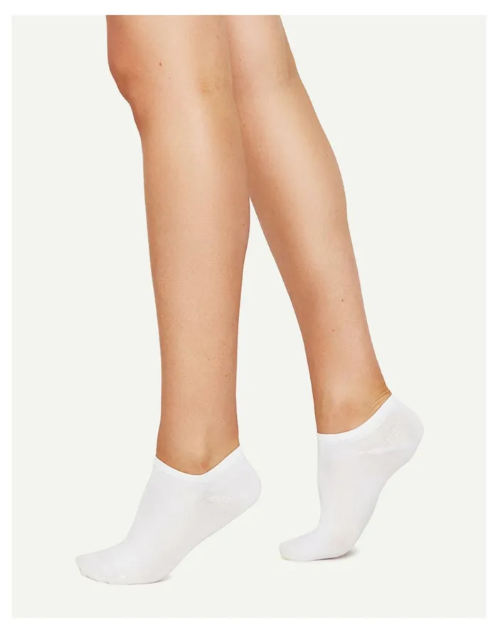 Women Swedish Stockings Sara Sneaker Socks White Madewell Socks